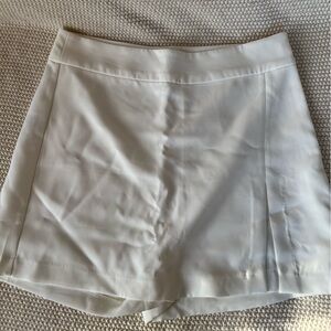 White Skort